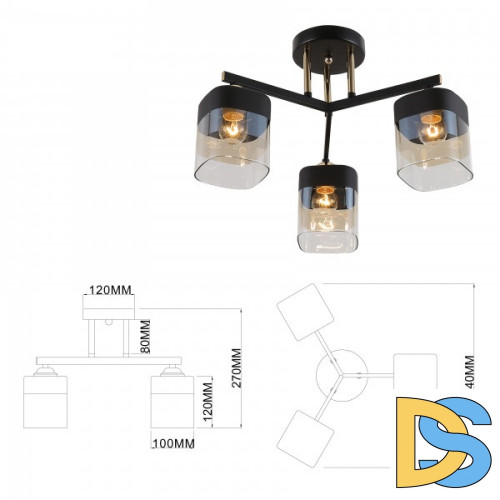 Потолочная люстра Rivoli Isadora 9133-303 Б0054750