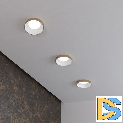 Встраиваемый светильник Elektrostandard 112 MR16 белый/золото 4690389168710