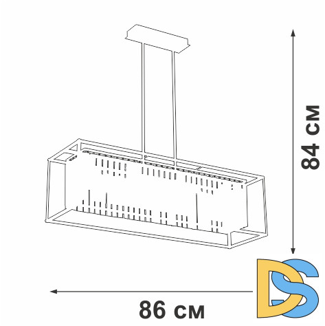 Потолочная люстра Vitaluce V5402-1/4PL