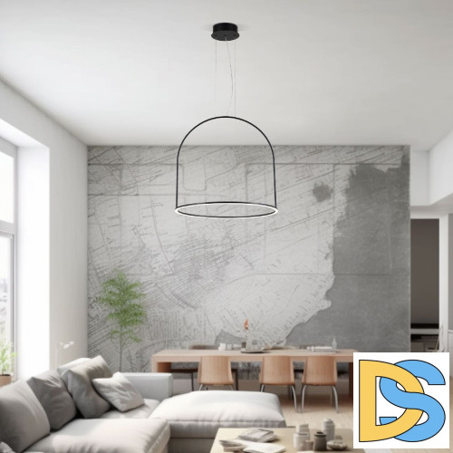 Подвесная люстра Eurosvet Over 90323/1 черный a064961