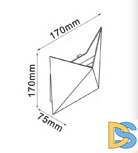 Уличный настенный светильник DesignLed GW-A816-7-BL-NW 003196