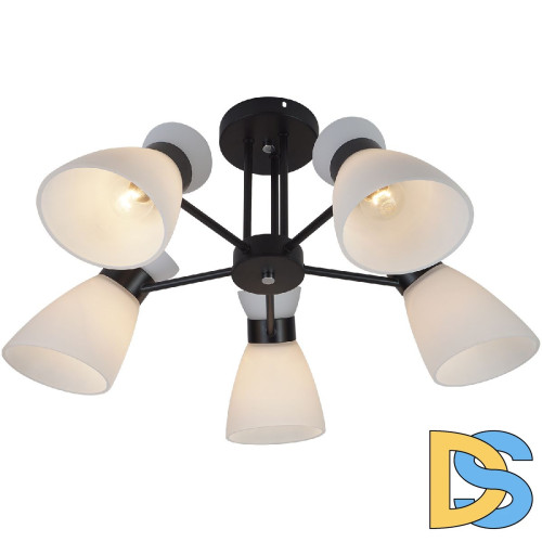 Потолочная люстра Reluce 01416-0.3-05 BK+CR