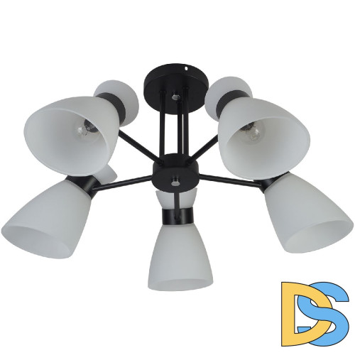 Потолочная люстра Reluce 01416-0.3-05 BK+CR