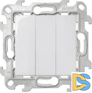 Выключатель 3-клавишный, цвет Белый,Simon 24