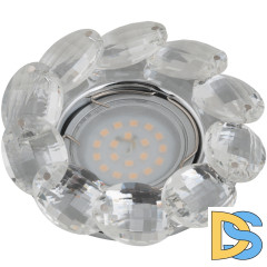 Встраиваемый светильник Fametto Peonia DLS-P114 GU5.3 CHROME/CLEAR 10547