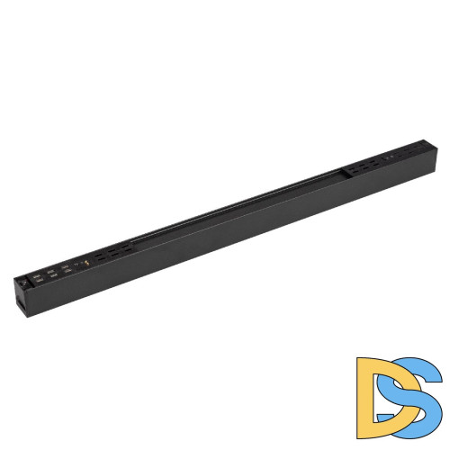 Трековый магнитный светильник Arlight MAG-FLAT-25-L400-12W Warm3000 (BK, 100 deg, 24V, DALI) 046333