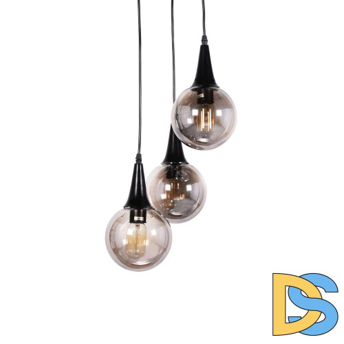 Подвесная люстра Lumina Deco Rocherro LDP 11191-3 BK
