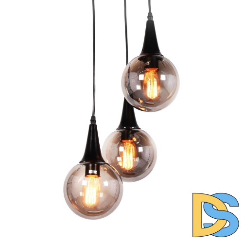 Подвесная люстра Lumina Deco Rocherro LDP 11191-3 BK