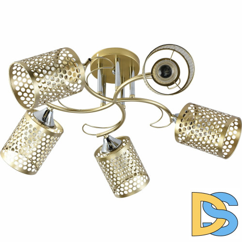 Люстра на штанге Reluce 01322-0.3-05 MATT GOLD+CR