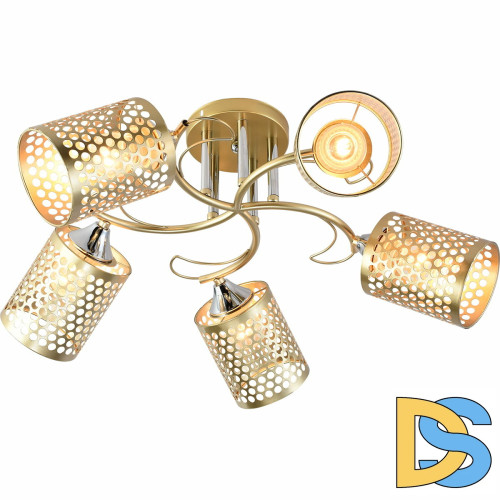 Люстра на штанге Reluce 01322-0.3-05 MATT GOLD+CR