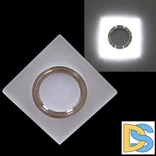 Встраиваемый светильник Reluce 55031-9.0-001MN MR16+LED3W WT