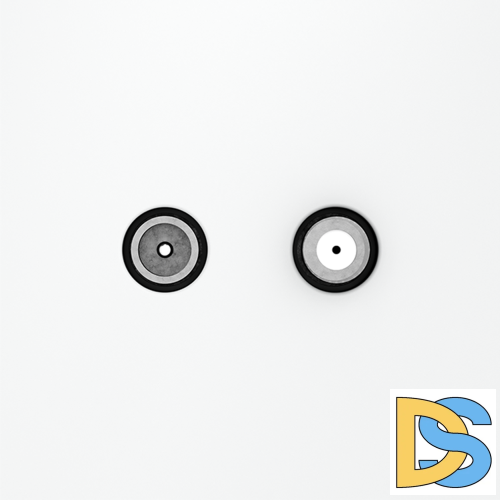 Розетка телевизионная встраиваемая VOLTUM S70 оконечная TV+SAT, (белый матовый)