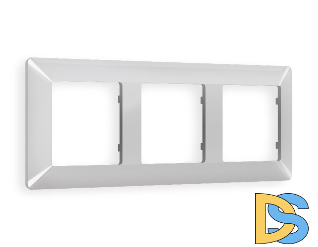 Рамка трехместная Ambrella Volt Line AF110403