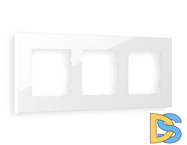 Рамка трехместная Ambrella Volt Qubi AF250103