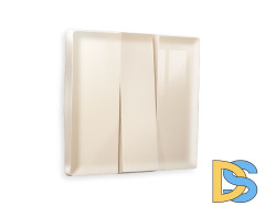 Лицевая панель для выключателя трехклавишного Ambrella Volt Alfa AP3050