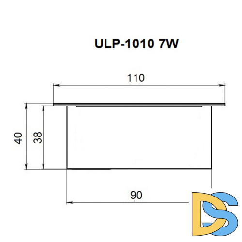 Встраиваемый светильник Uniel ULP-1010 7W/5000К IP40 GRILYATO WHITE UL-00012356