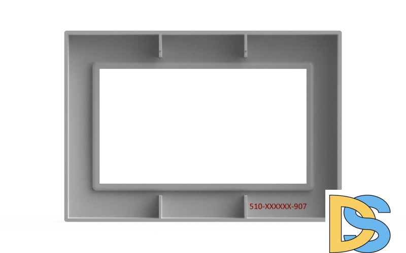 Рамка для двухместной розетки без заземления ELBI Vega 510-015600-908