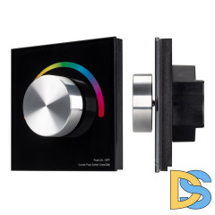 Панель Arlight Smart-P5-RGB-G-IN Black (3V, Rotary, 2.4G) 033757