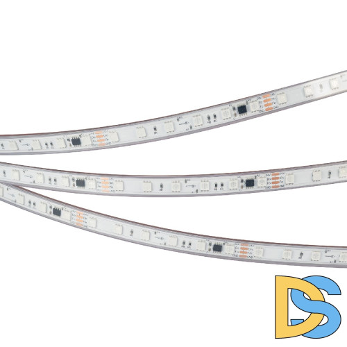Светодиодная герметичная лента Arlight SPI-PS-B60-12mm 24V RGB-PX6-BPT (12 W/m, IP67, 5060, 5m) 039181