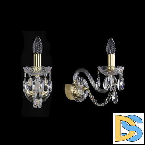Бра Bohemia Ivele Crystal 1402B/1/160 G
