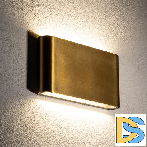 Уличный настенный светильник Nowodvorski Semi Led M Brass 11366