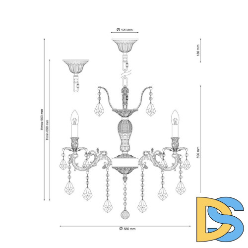 Подвесная люстра Lucia Tucci Angelo 147.5 Ivory