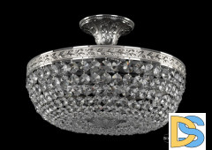 Люстра на штанге Bohemia Ivele Crystal 19111/35IV Ni