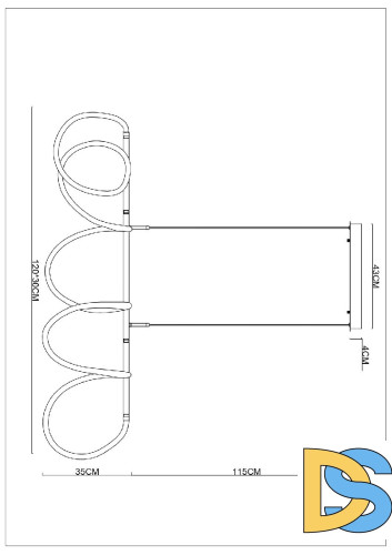 Подвесной светильник Arte Lamp Klimt A2850SP-75BK