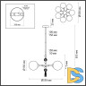 Люстра на штанге Odeon Light Palle 5405/7