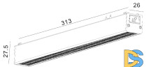 Трековый светильник SWG PRO DL-SLIM-DFBL-12-CCT 022076