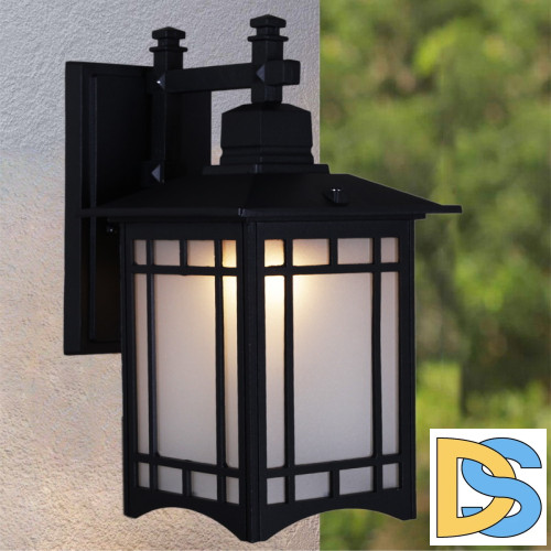 Уличный настенный светильник Reluce 08245-0.2-001U BK