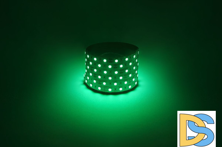 Светодиодная лента Эра 12В 5050 14,4Вт/м зеленый 5м IP20 LS5050-14,4-60-12-G-IP20-1 year-5m Б0059920