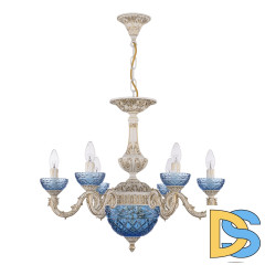 Подвесная люстра Bohemia Ivele Crystal AL79101P/6/175 WMG P Aquamarine/M-1F