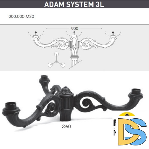 Садовый светильник Fumagalli E35.208.M30.AXH27
