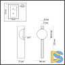 Настенный светильник Odeon Light Reflection 7095/3WL