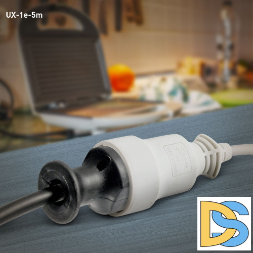 Удлинитель электрический Эра UX-1е-5m Б0039818