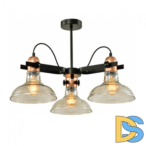 Люстра на штанге IMEX Master MD.20552-3-S-BK+AB
