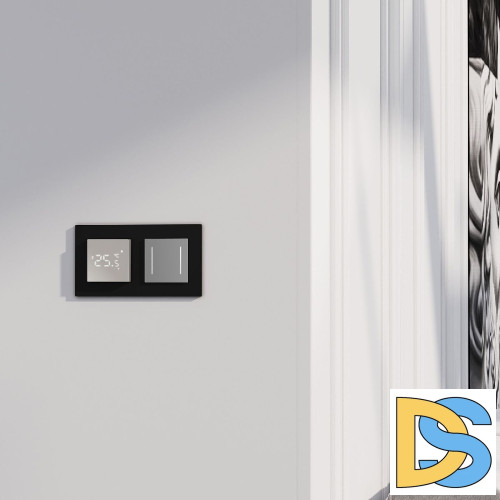 Умный сенсорный выключатель двухклавишный Werkel 4690389197956 W4523006 a064144