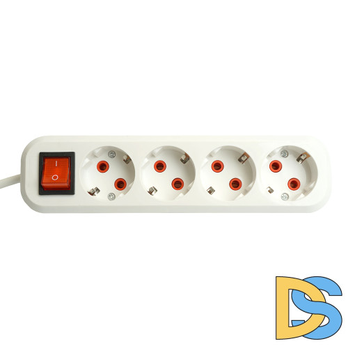 Удлинитель четырехместный Stekker Home 49358