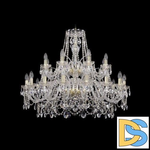 Подвесная люстра Bohemia Ivele Crystal 1411/16+8/360/2d G