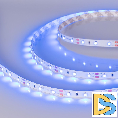Светодиодная лента Arlight RT-A60-8mm 12V Blue (4.8 W/m, IP20, 2835, 5m) (Arlight, 4.8 Вт/м, IP20) 010523(3)