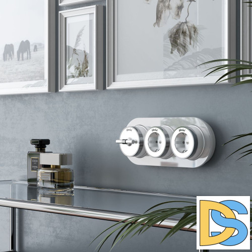 Выключатель на 4 положения двухклавишный Werkel Vintage 4690389183157 W5822050