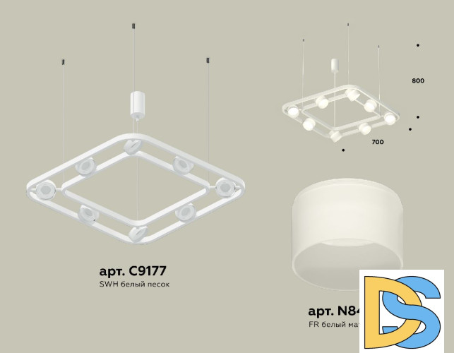 Подвесная люстра Ambrella Light Traditional (C9177, N8402) XB9177154