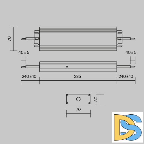 Блок питания Maytoni Power Supply Magnetic PSL008-150W-48V-IP67