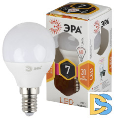 Лампа светодиодная Эра E14 7W 2700K LED P45-7W-827-E14 Б0020548