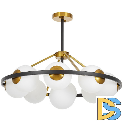 Подвесная люстра Lumina Deco Donzano LDP 8034-9 BK+WT