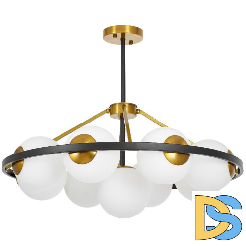 Подвесная люстра Lumina Deco Donzano LDP 8034-9 BK+WT
