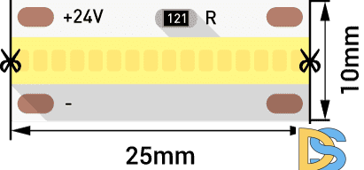 Светодиодная лента DesignLed DSG-FOB-640-24-NW-33 005697