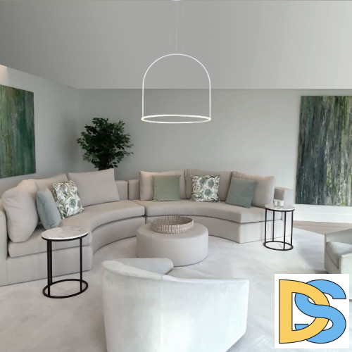 Подвесная люстра Eurosvet Over 90323/1 белый a064960