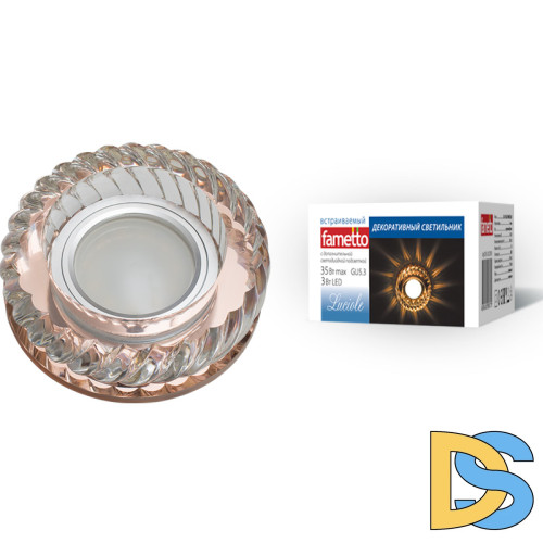Встраиваемый светильник Fametto Luciole DLS-L123 GU5.3 BRONZE/CLEAR UL-00000373
